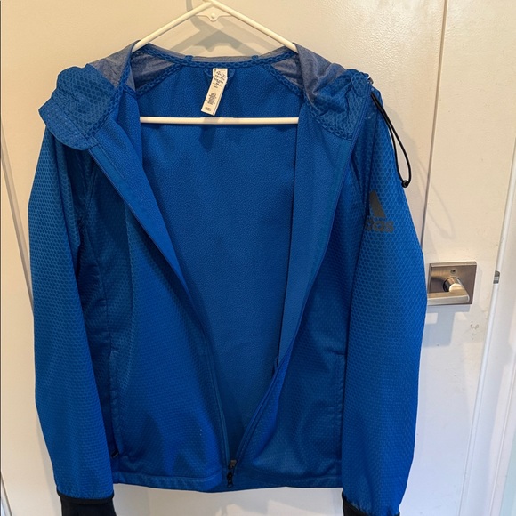 Adidas Women’s Training Climastrom Full Zip Jacket Blue M - Picture 8 of 11